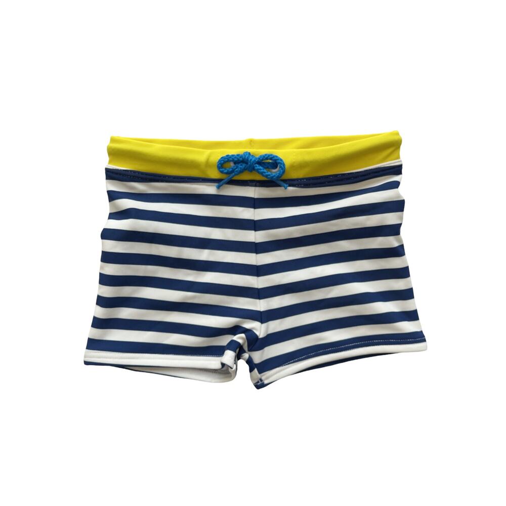 NWOT Mini Boden Euro Swim Shorts Size 9-12m